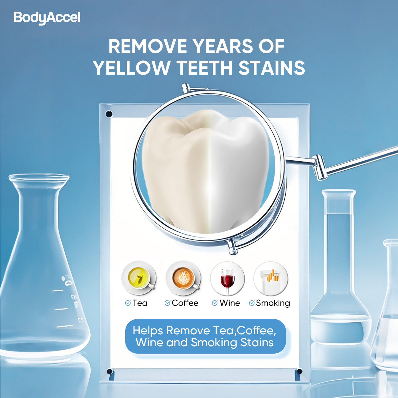 BodyAccel Niacinamide Whitening Toothpaste